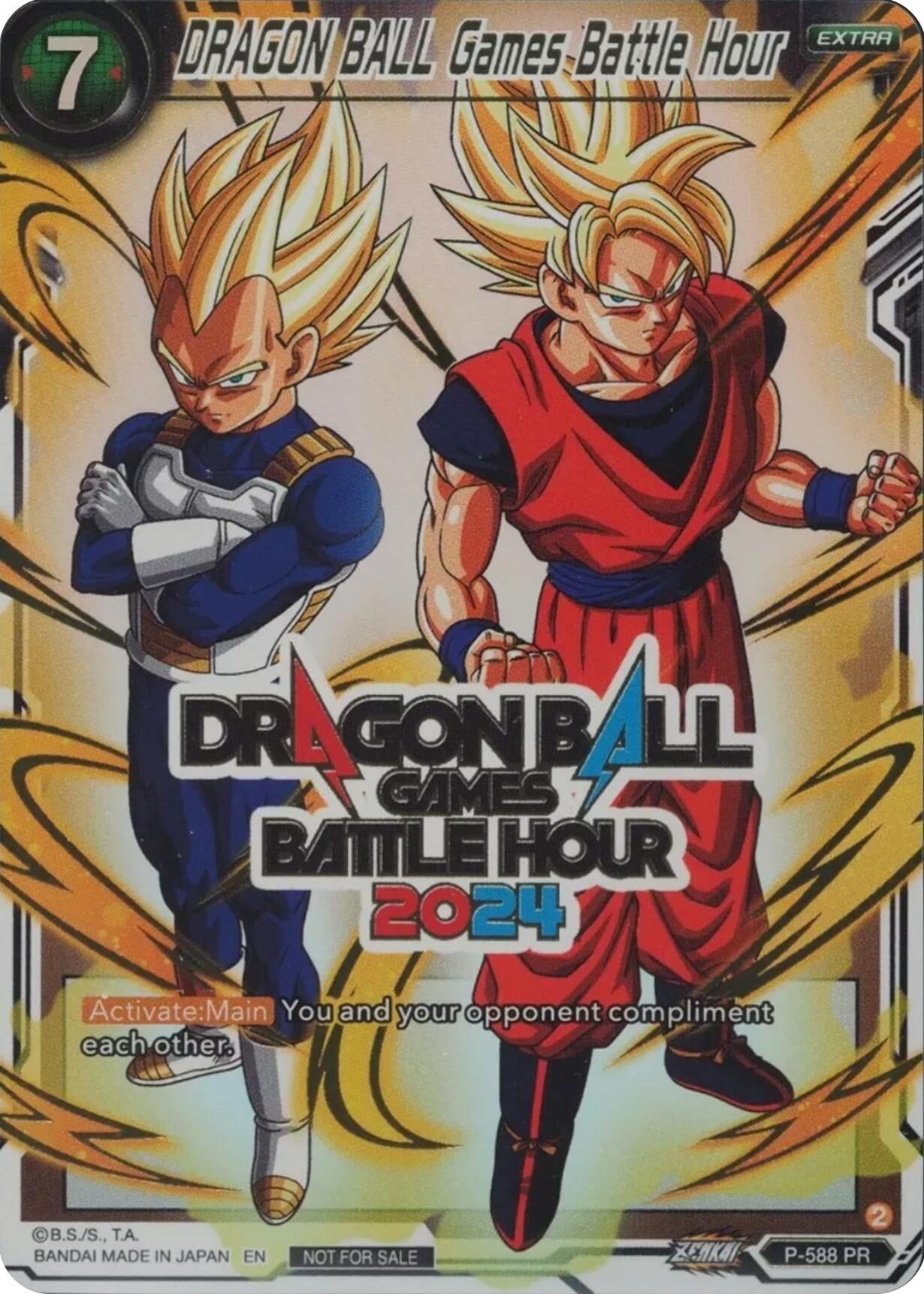 Image for DRAGON BALL Games Battle Hour (Dragon Ball Games Battle Hour 2024 Promo Card Set) (Promotion Cards) (P-588) - Dragon Ball Super: Masters