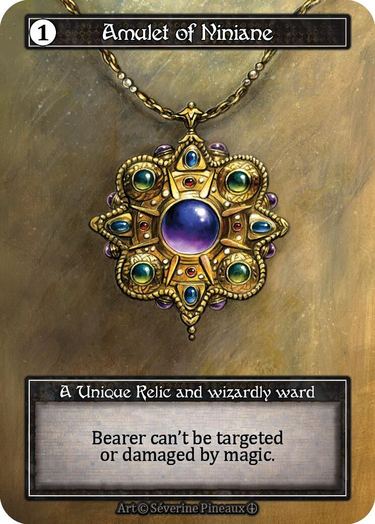 Image for Amulet of Niniane (Foil) (Arthurian Legends) - Sorcery: Contested Realm