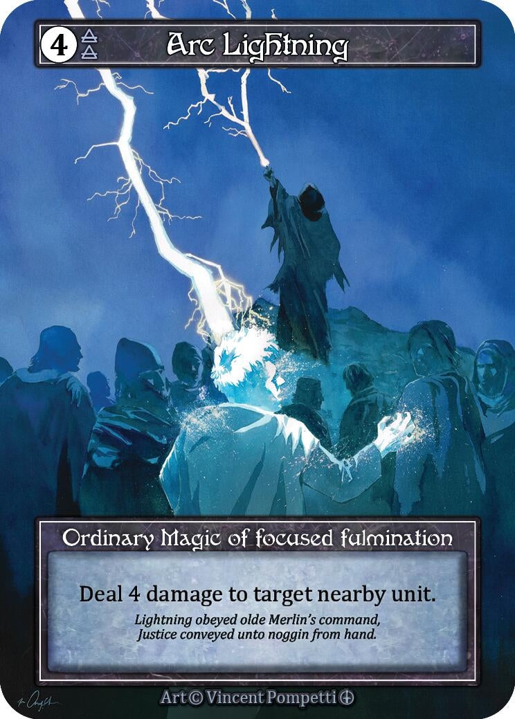 Image for Arc Lightning (Foil) (Arthurian Legends) - Sorcery: Contested Realm