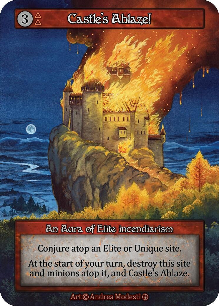 Image for Castle's Ablaze! (Arthurian Legends) - Sorcery: Contested Realm
