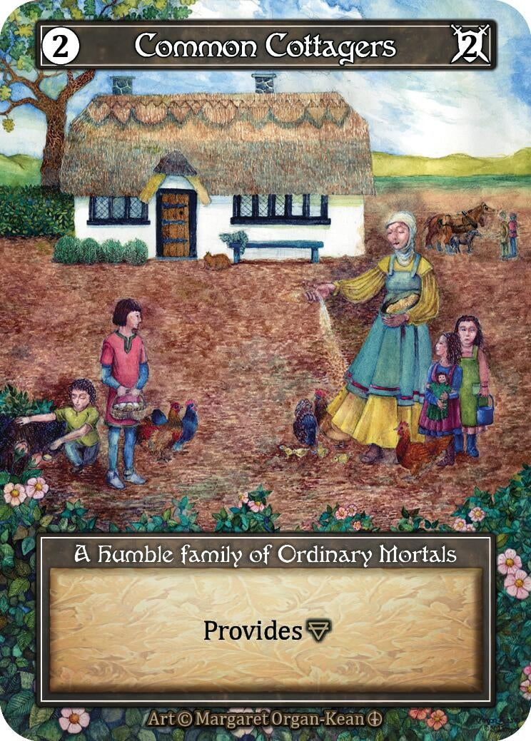 Image for Common Cottagers (Foil) (Arthurian Legends) - Sorcery: Contested Realm