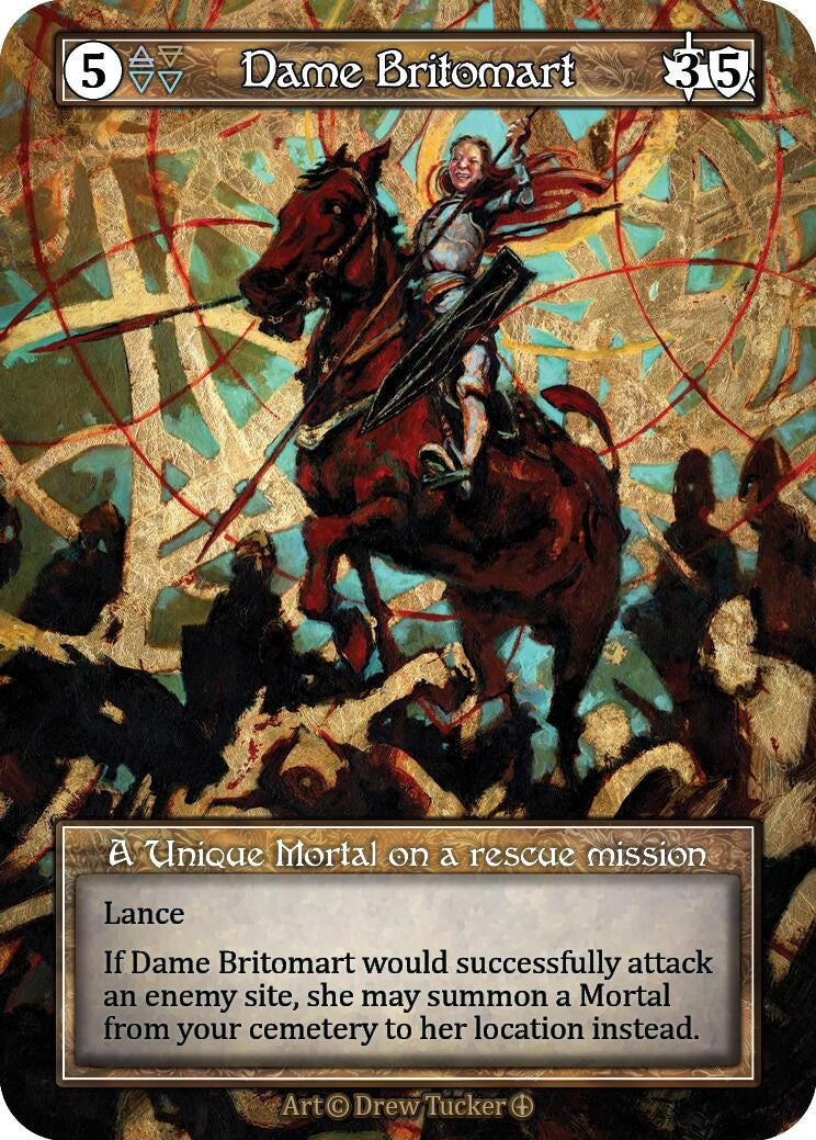 Image for Dame Britomart (Foil) (Arthurian Legends) - Sorcery: Contested Realm