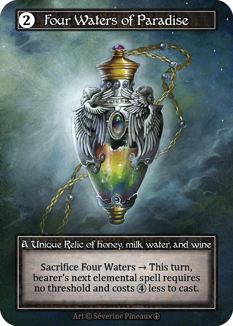 Image for Four Waters of Paradise (Foil) (Arthurian Legends) - Sorcery: Contested Realm