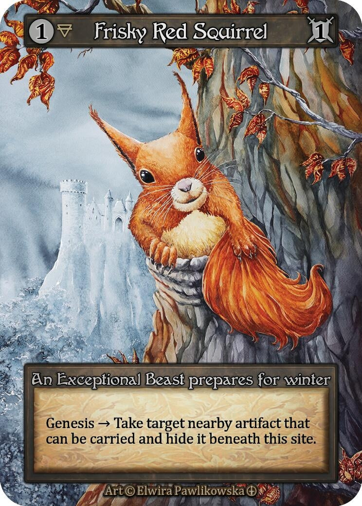 Image for Frisky Red Squirrel (Arthurian Legends) - Sorcery: Contested Realm