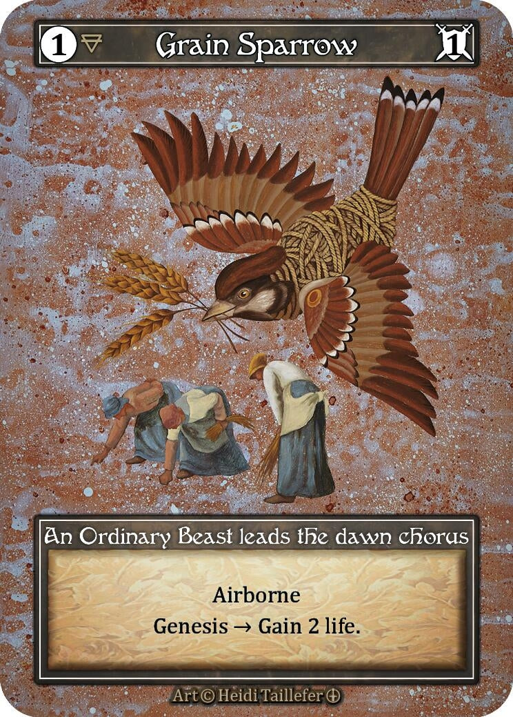 Image for Grain Sparrow (Foil) (Arthurian Legends) - Sorcery: Contested Realm