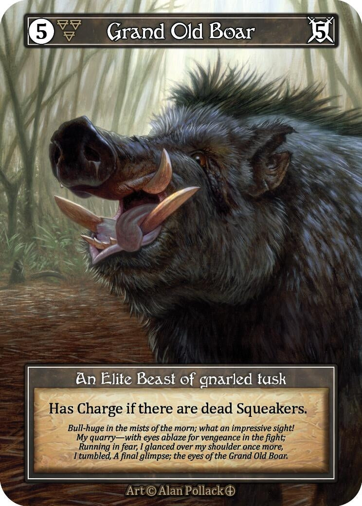 Image for Grand Old Boar (Foil) (Arthurian Legends) - Sorcery: Contested Realm