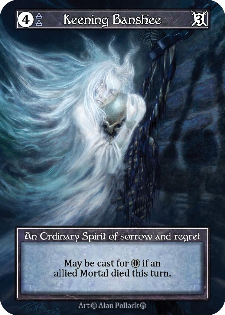 Image for Keening Banshee (Foil) (Arthurian Legends) - Sorcery: Contested Realm