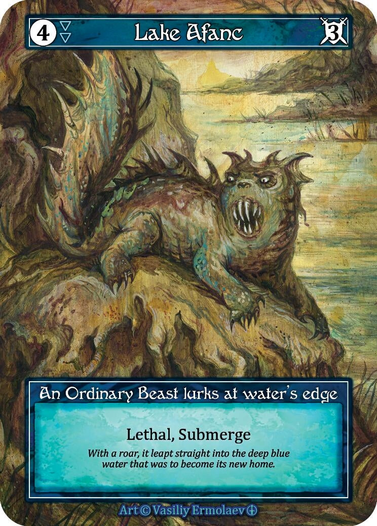 Image for Lake Afanc (Foil) (Arthurian Legends) - Sorcery: Contested Realm