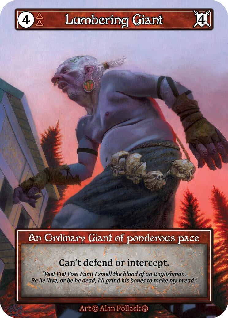 Image for Lumbering Giant (Foil) (Arthurian Legends) - Sorcery: Contested Realm
