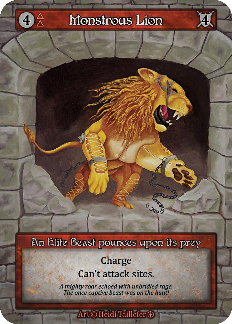 Image for Monstrous Lion (Arthurian Legends) - Sorcery: Contested Realm