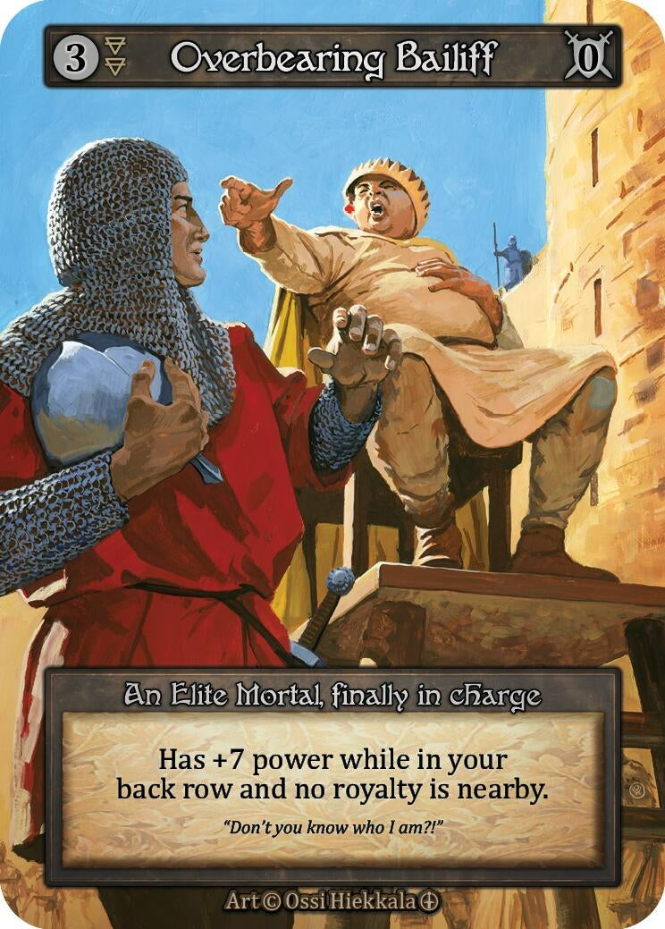 Image for Overbearing Bailiff (Arthurian Legends) - Sorcery: Contested Realm