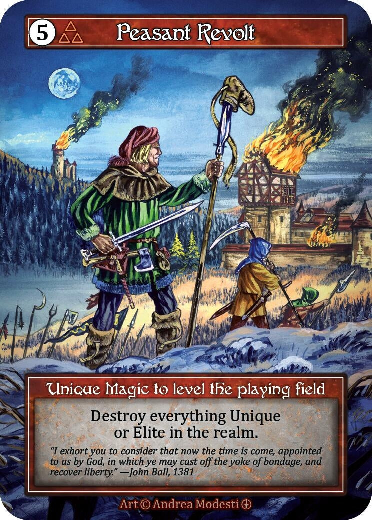 Image for Peasant Revolt (Foil) (Arthurian Legends) - Sorcery: Contested Realm