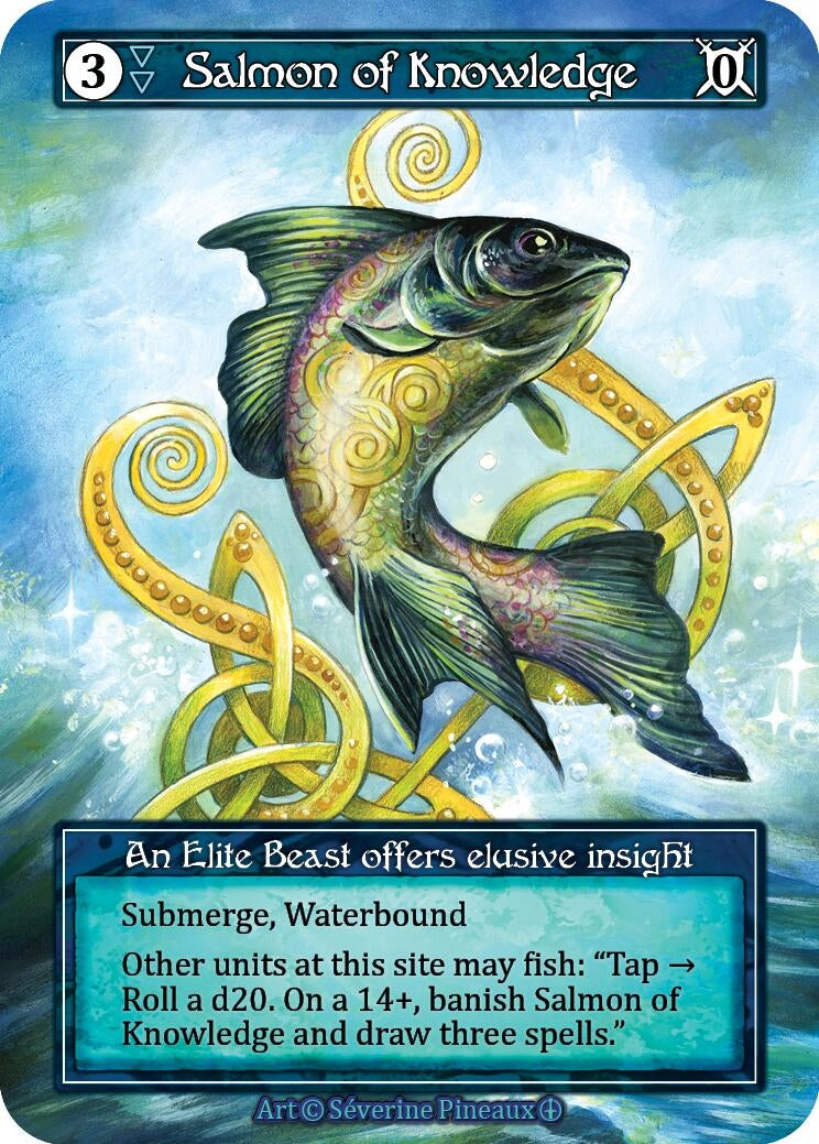Image for Salmon of Knowledge (Foil) (Arthurian Legends) - Sorcery: Contested Realm