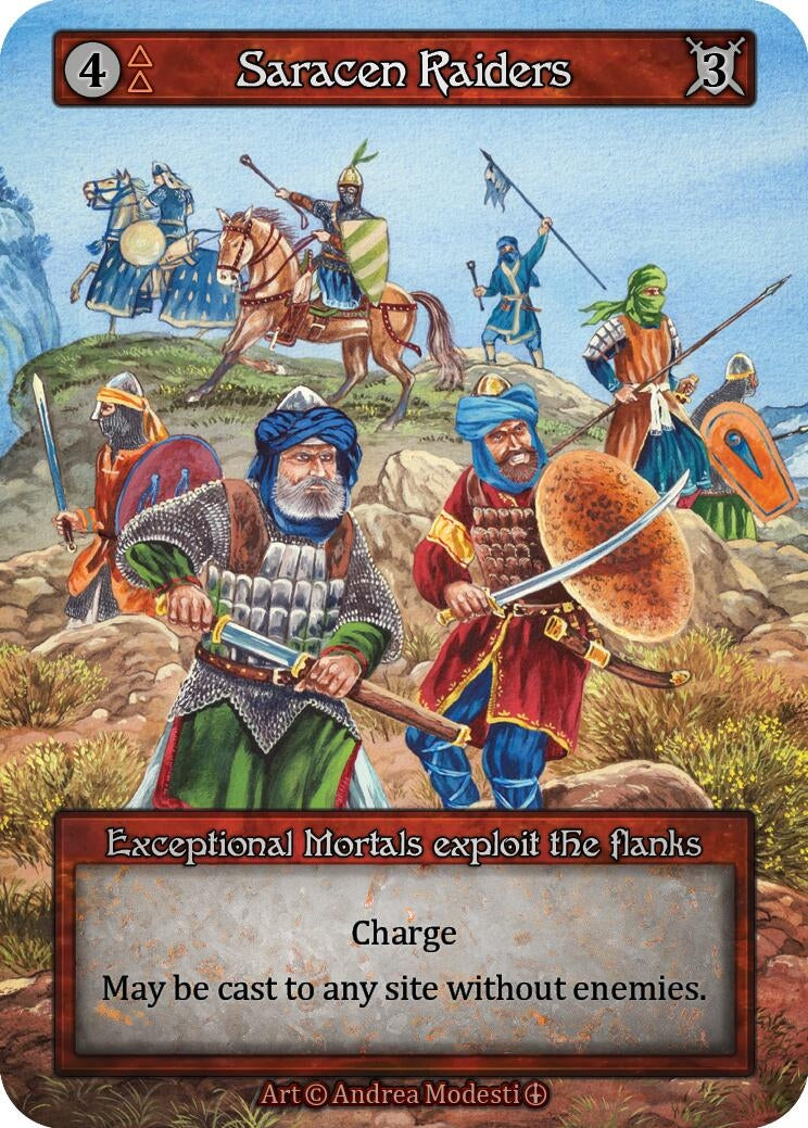 Image for Saracen Raiders (Arthurian Legends) - Sorcery: Contested Realm