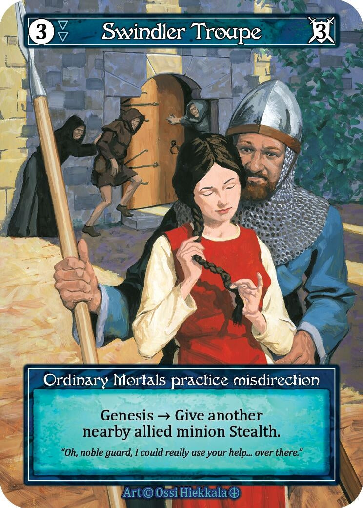 Image for Swindler Troupe (Foil) (Arthurian Legends) - Sorcery: Contested Realm