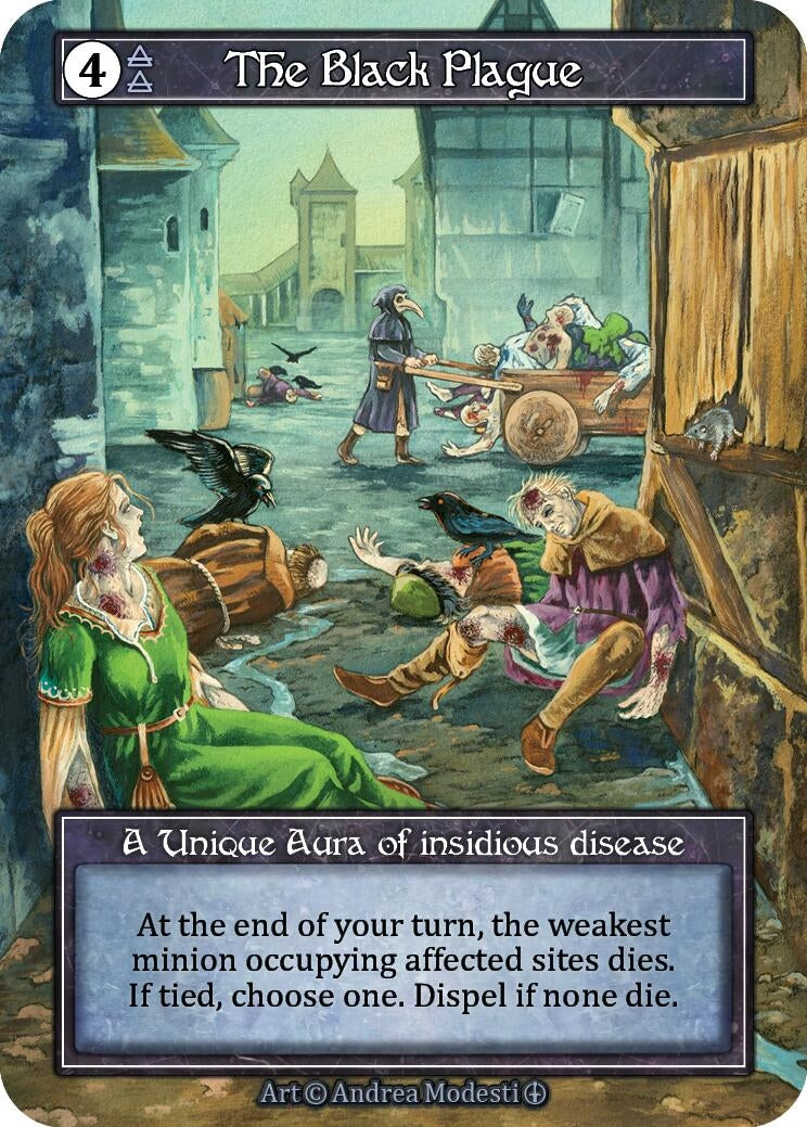 Image for The Black Plague (Foil) (Arthurian Legends) - Sorcery: Contested Realm