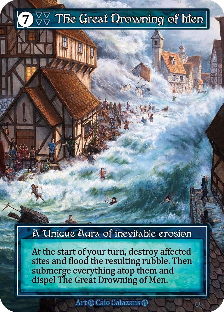 Image for The Great Drowning of Men (Foil) (Arthurian Legends) - Sorcery: Contested Realm