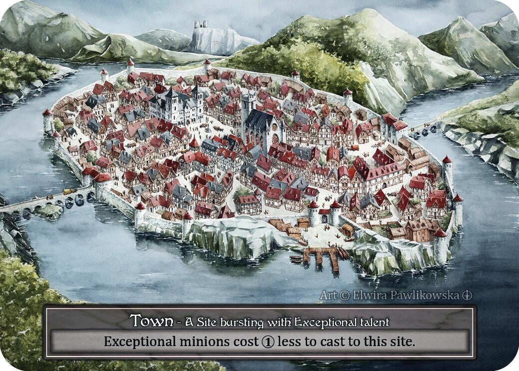 Image for Town (Foil) (Arthurian Legends) - Sorcery: Contested Realm