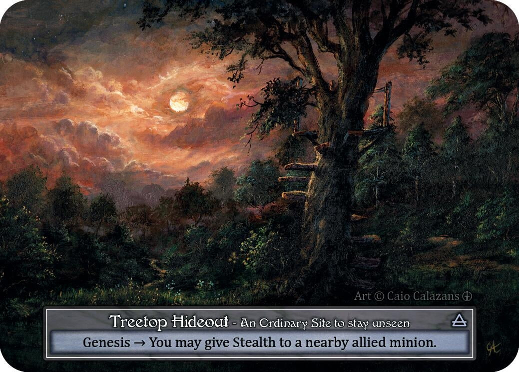 Image for Treetop Hideout (Foil) (Arthurian Legends) - Sorcery: Contested Realm
