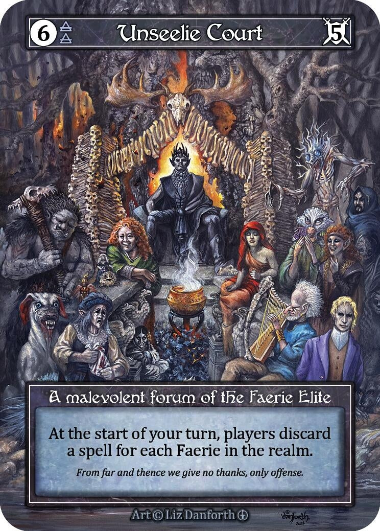 Image for Unseelie Court (Foil) (Arthurian Legends) - Sorcery: Contested Realm
