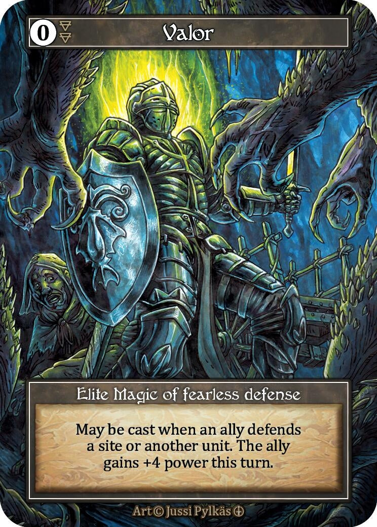 Image for Valor (Foil) (Arthurian Legends) - Sorcery: Contested Realm