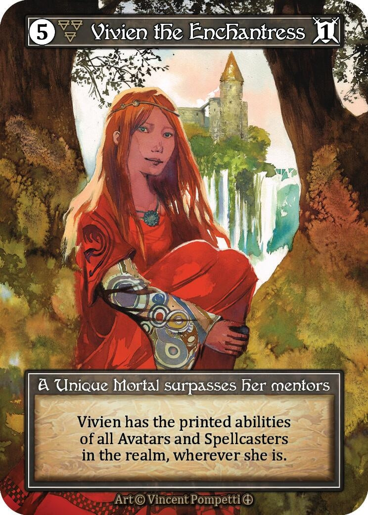 Image for Vivien the Enchantress (Foil) (Arthurian Legends) - Sorcery: Contested Realm