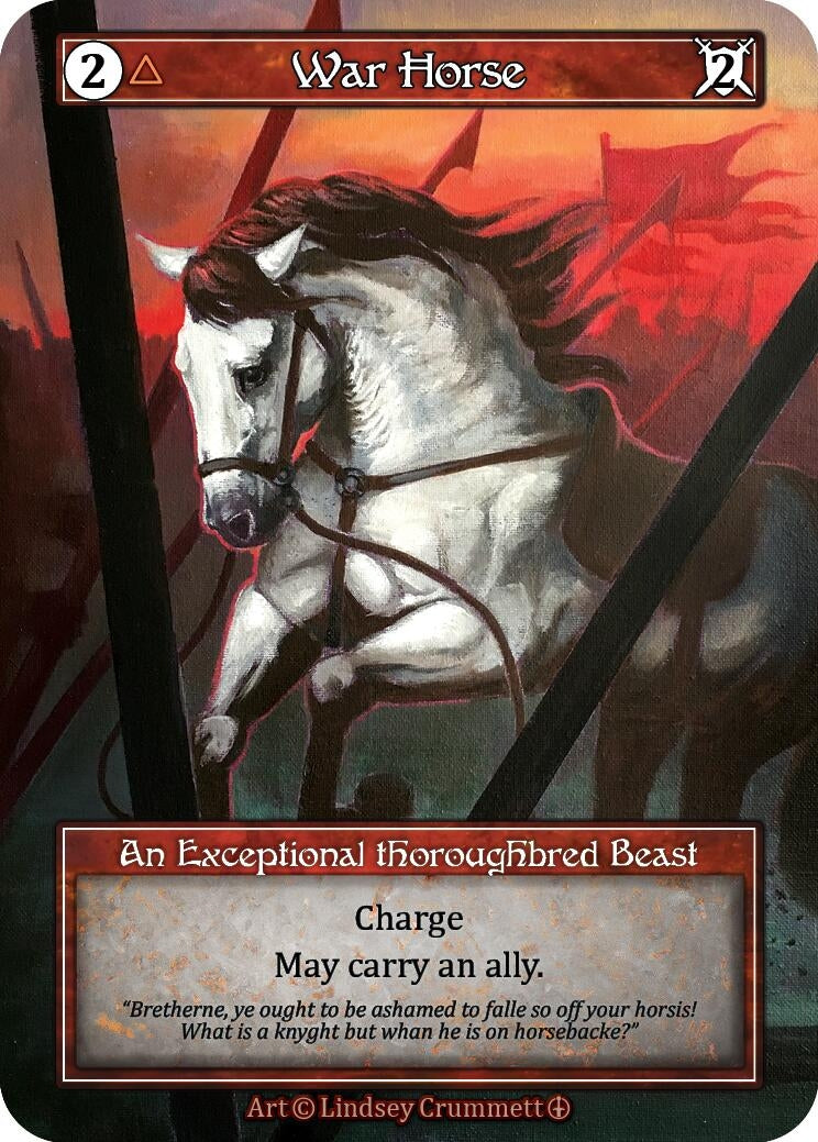Image for War Horse (Foil) (Arthurian Legends) - Sorcery: Contested Realm
