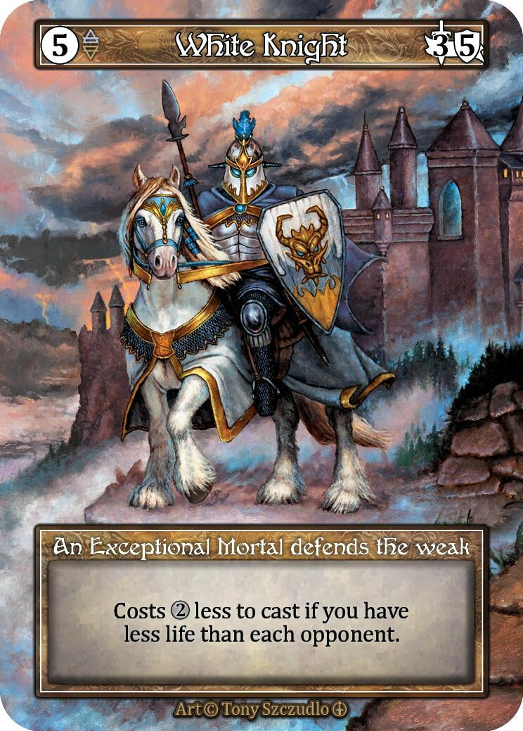 Image for White Knight (Foil) (Arthurian Legends) - Sorcery: Contested Realm