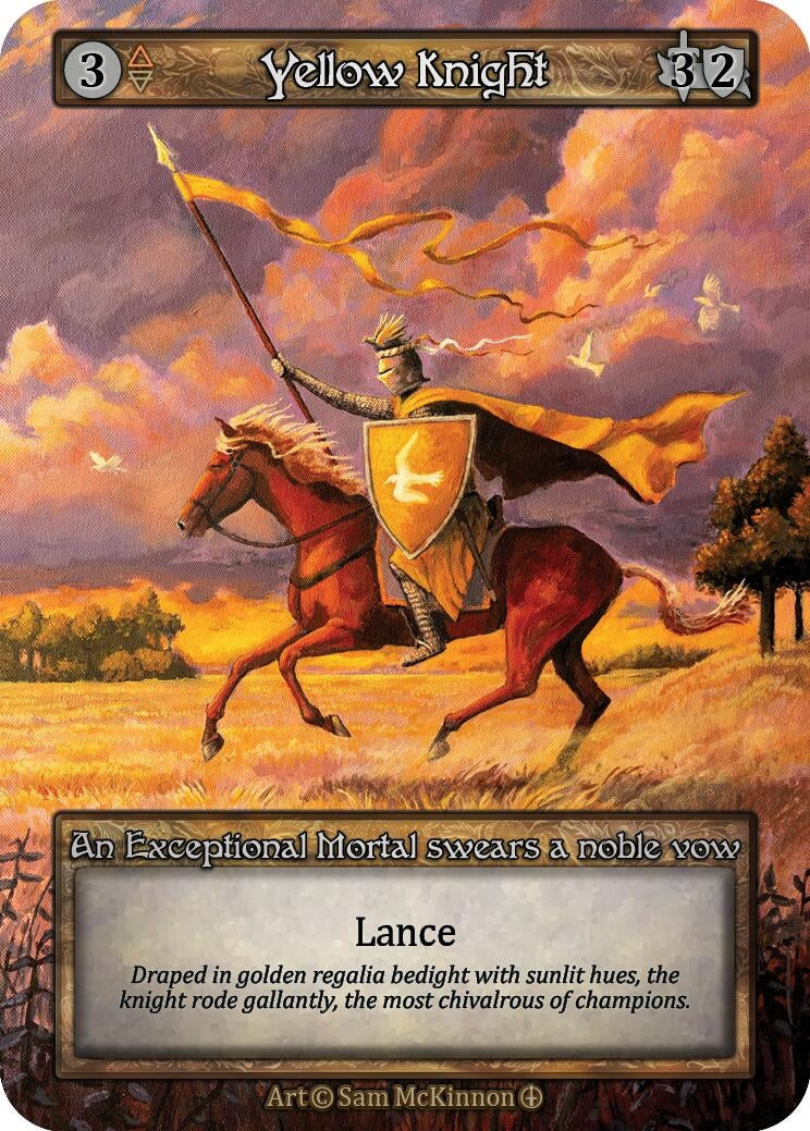 Image for Yellow Knight (Arthurian Legends) - Sorcery: Contested Realm