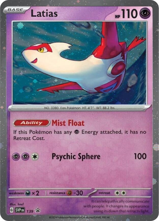 Image for Latias - 139 (Cosmo Holo) (SV: Scarlet & Violet Promo Cards) (139) - Pokemon