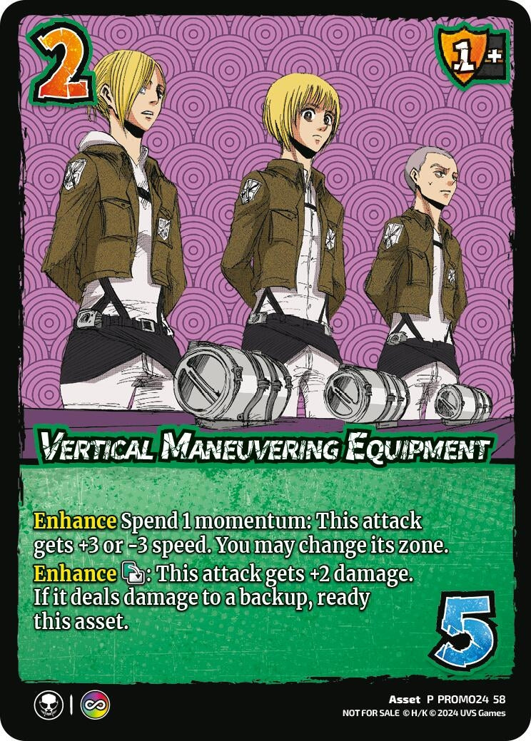 Image for Vertical Maneuvering Equipment (UniVersus Promos) (PROMO45 58) - UniVersus