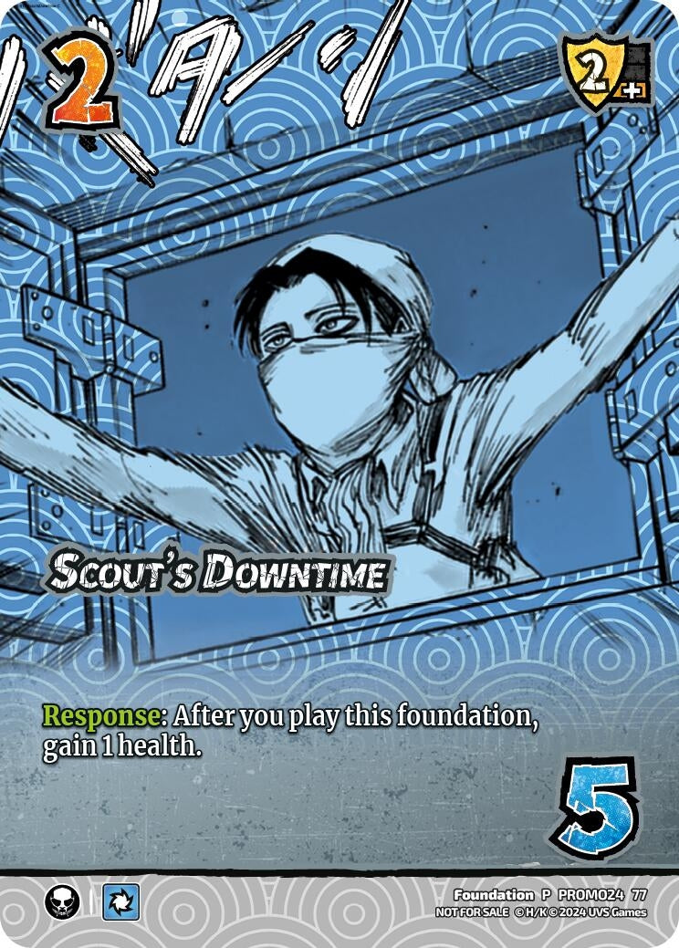 Image for Scout's Downtime (UniVersus Promos) (PROMO55 77) - UniVersus