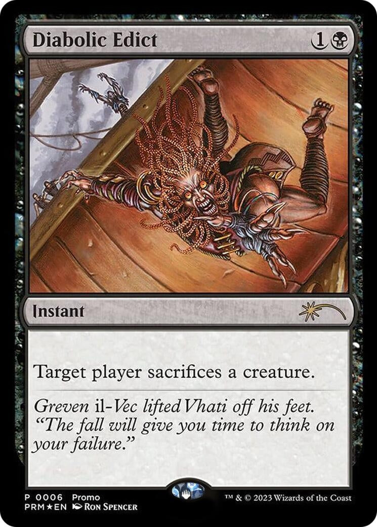 Image for Diabolic Edict (Graphic Novel Insert) (Media Promos) (6) - Magic: The Gathering