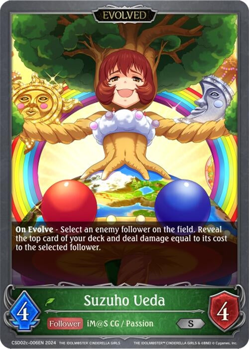 Image for Suzuho Ueda (Evolved) (CSD02: THE IDOLM@STER CINDERELLA GIRLS) (CSD02c-006EN) - Shadowverse: Evolve