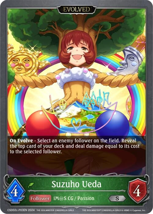 Image for Suzuho Ueda (Evolved) - P03EN (Foil) (CSD02: THE IDOLM@STER CINDERELLA GIRLS) (CSD02c-P03EN) - Shadowverse: Evolve