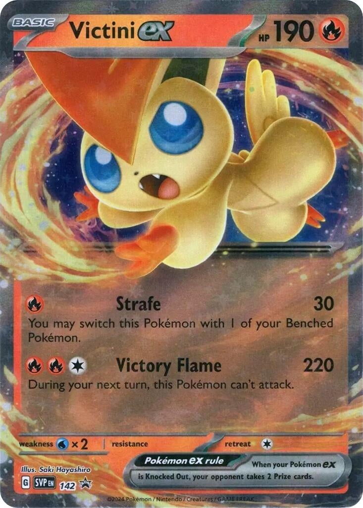 Image for Victini ex - 142 (SV: Scarlet & Violet Promo Cards) (142) - Pokemon