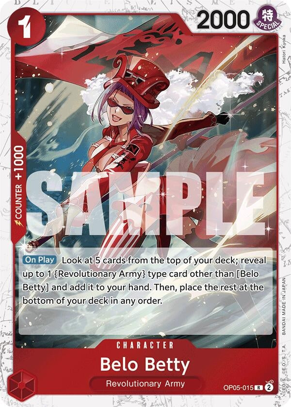 Image for Belo Betty (Jolly Roger Foil) (Premium Booster -The Best-) (OP05-015) - One Piece Card Game