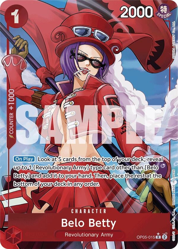 Image for Belo Betty (Alternate Art) (Premium Booster -The Best-) (OP05-015) - One Piece Card Game
