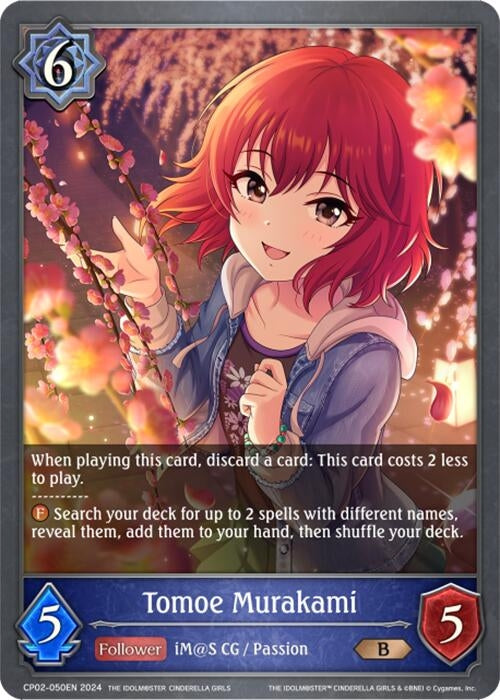 Image for Tomoe Murakami (CP02: THE IDOLM@STER CINDERELLA GIRLS) (CP02-050EN) - Shadowverse: Evolve
