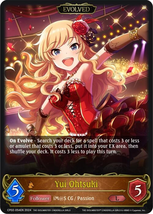 Image for Yui Ohtsuki (Evolved) (CP02: THE IDOLM@STER CINDERELLA GIRLS) (CP02-054EN) - Shadowverse: Evolve