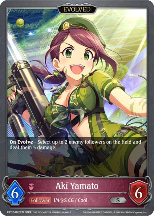 Image for Aki Yamato (Evolved) (CP02: THE IDOLM@STER CINDERELLA GIRLS) (CP02-078EN) - Shadowverse: Evolve