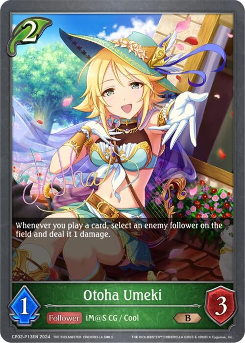 Image for Otoha Umeki - P13EN (Foil) (CP02: THE IDOLM@STER CINDERELLA GIRLS) (CP02-P13EN) - Shadowverse: Evolve