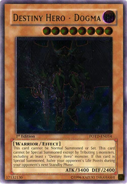 Image for Destiny Hero - Dogma (UTR) (Power of the Duelist) (POTD-EN014) - YuGiOh