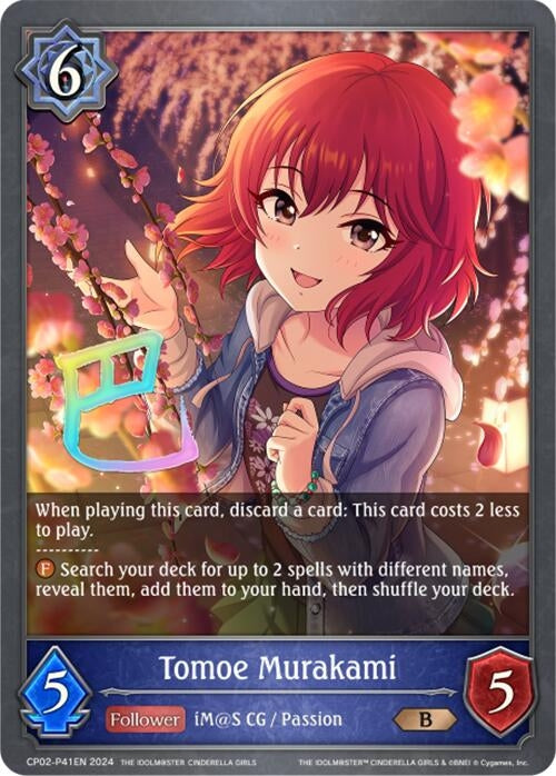 Image for Tomoe Murakami - P41EN (Foil) (CP02: THE IDOLM@STER CINDERELLA GIRLS) (CP02-P41EN) - Shadowverse: Evolve