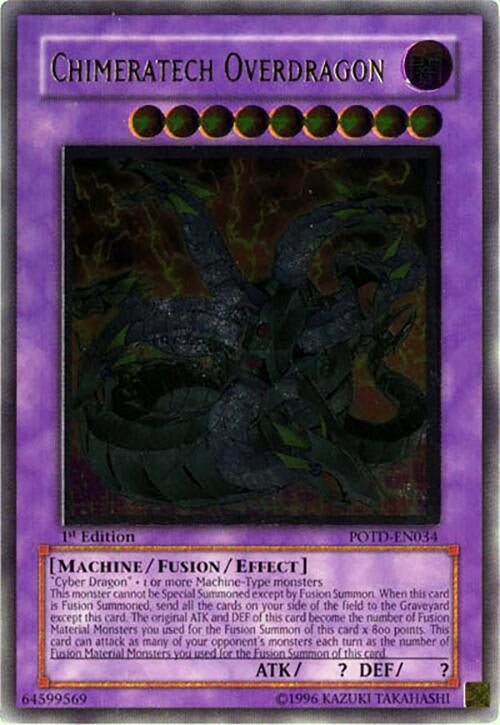 Image for Chimeratech Overdragon (UTR) (Power of the Duelist) (POTD-EN034) - YuGiOh