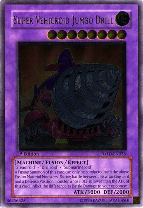 Image for Super Vehicroid Jumbo Drill (UTR) (Power of the Duelist) (POTD-EN036) - YuGiOh