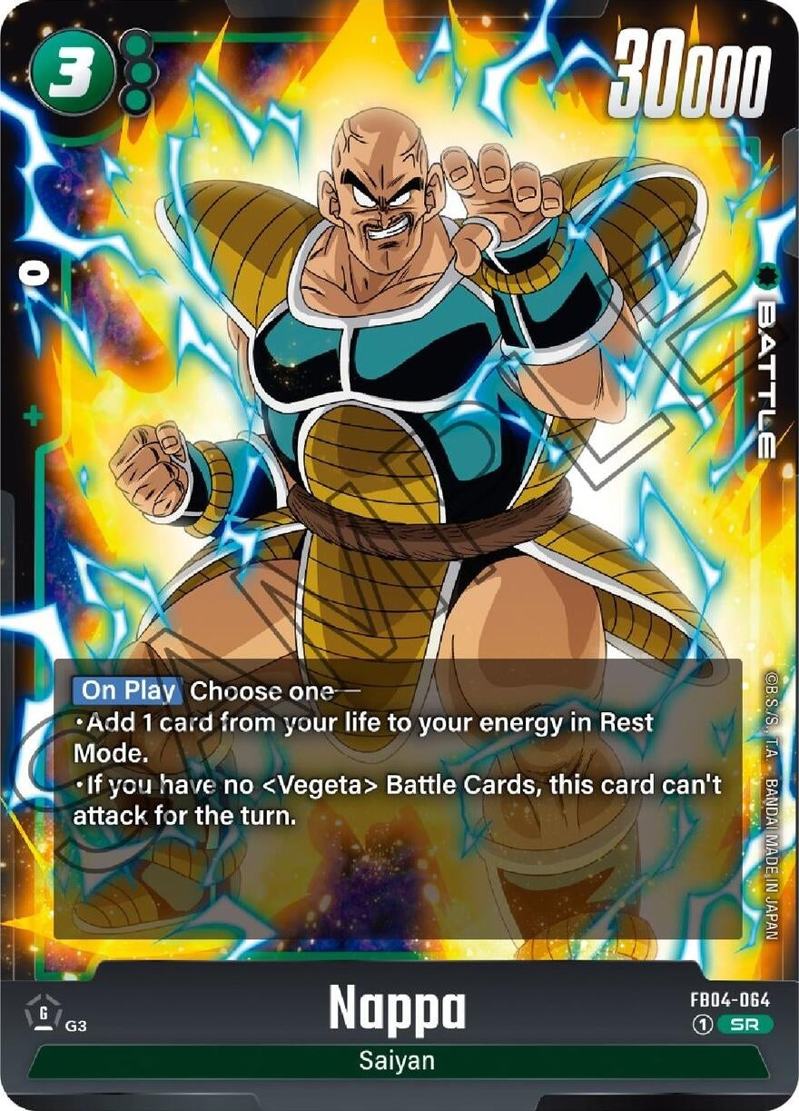 Image for Nappa - FB04-064 (Ultra Limit) (FB04-064) - Dragon Ball Super: Fusion World