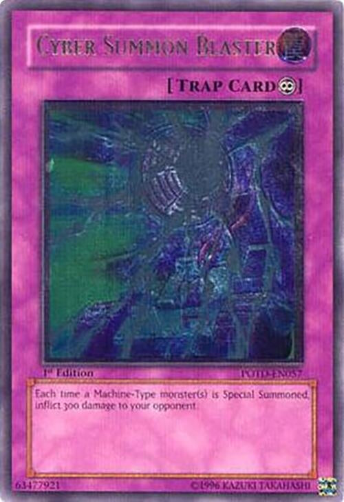 Image for Cyber Summon Blaster (UTR) (Power of the Duelist) (POTD-EN057) - YuGiOh