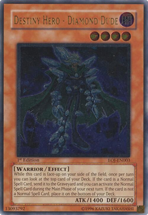 Image for Destiny Hero - Diamond Dude (UTR) (Enemy of Justice) (EOJ-EN003) - YuGiOh
