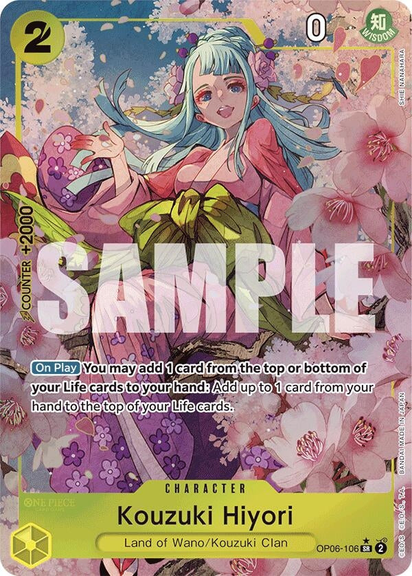Image for Kouzuki Hiyori (Alternate Art) (Premium Booster -The Best-) (OP06-106) - One Piece Card Game